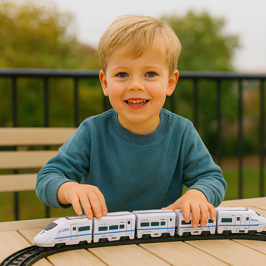 Slimme kettingtrein voor kinderen