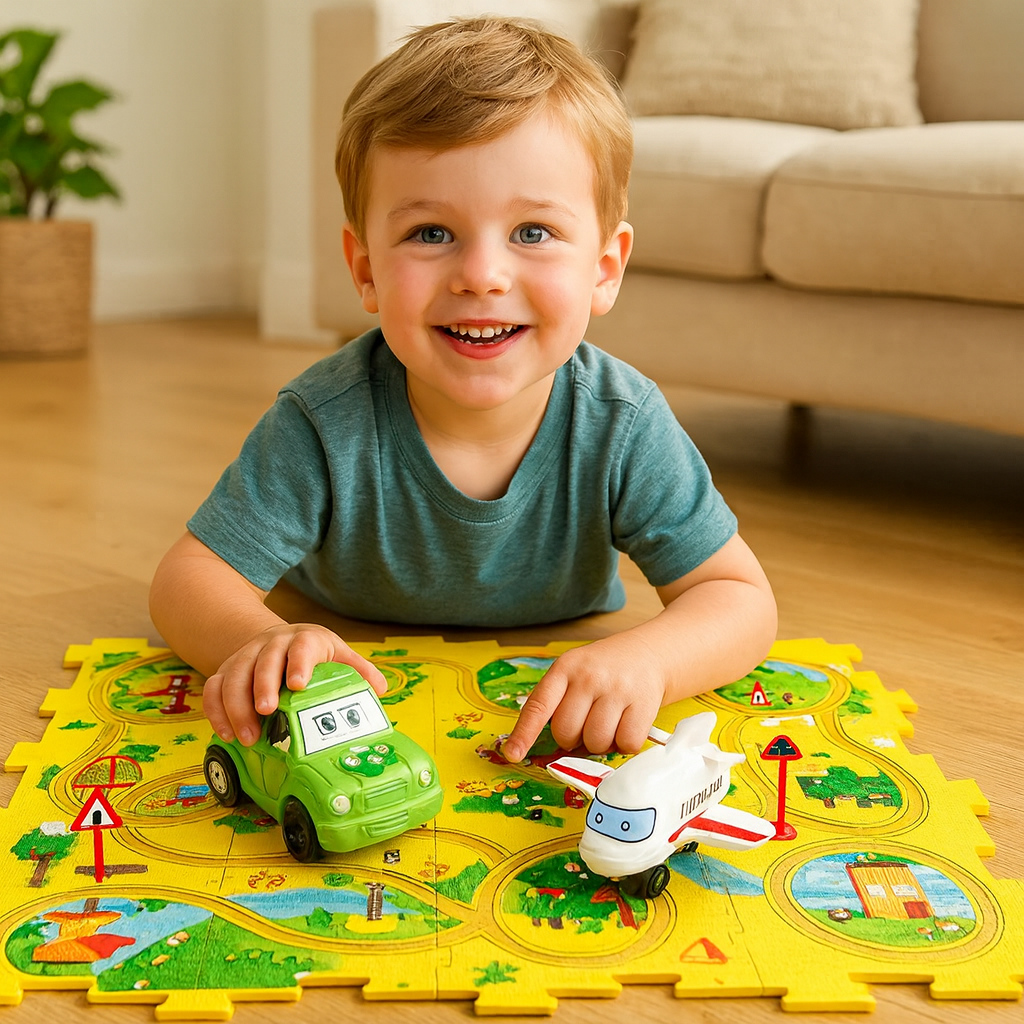 Puzzelbanen – race met blokken