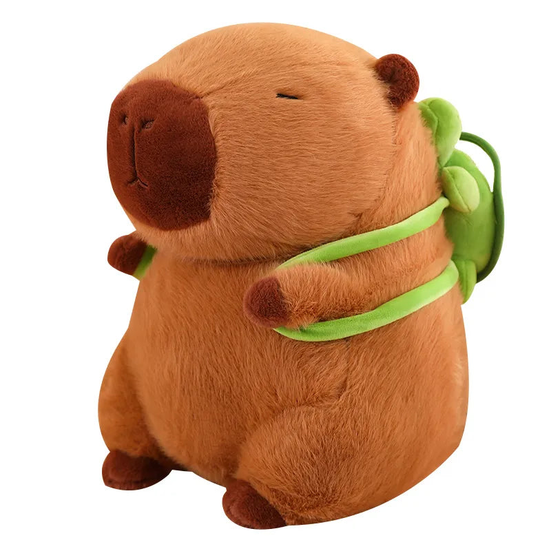 Zachte Capibara met Praktische Schildpadrugzak