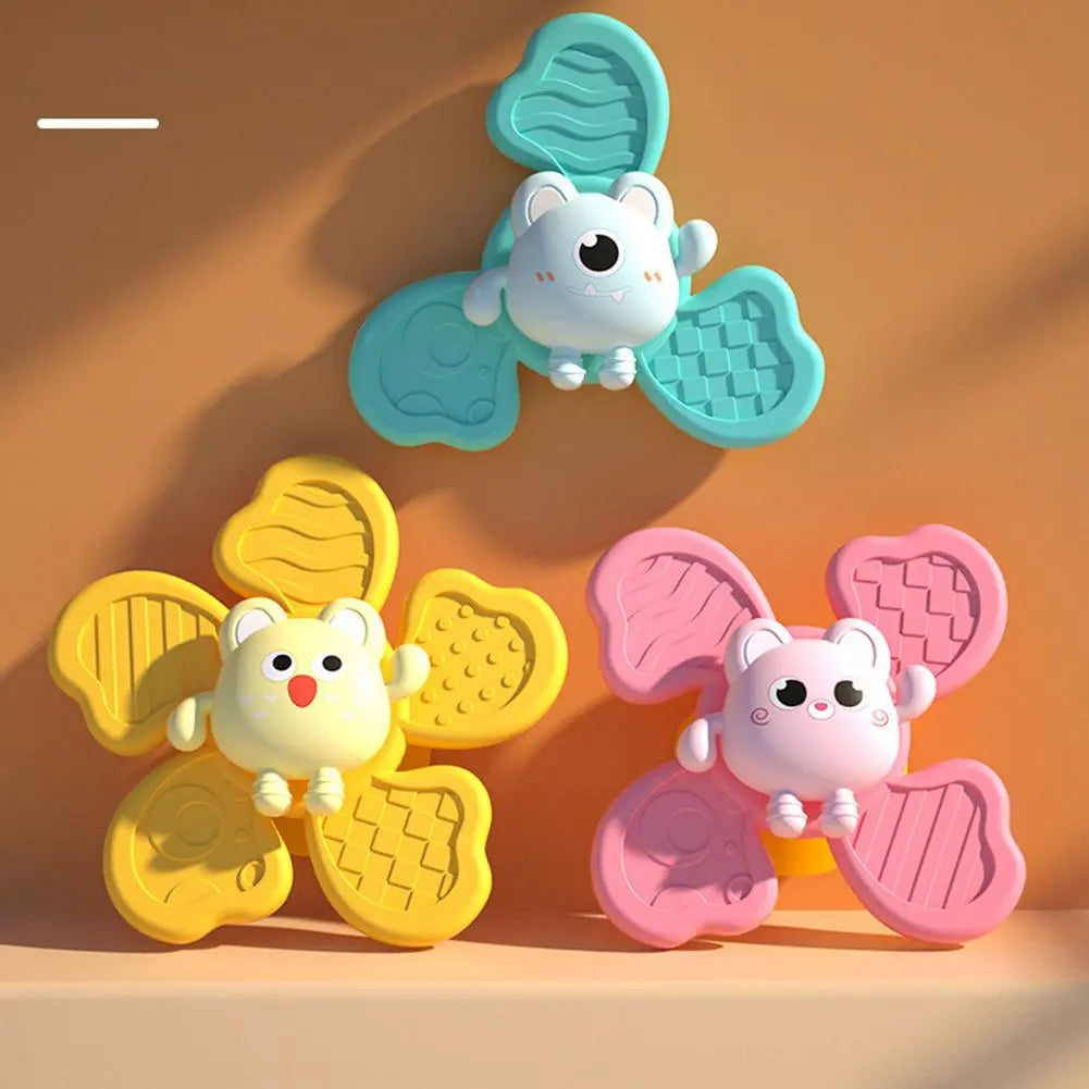 Gekleurd Babyspeelgoed In Bad Met Zuignap - Set Van 3