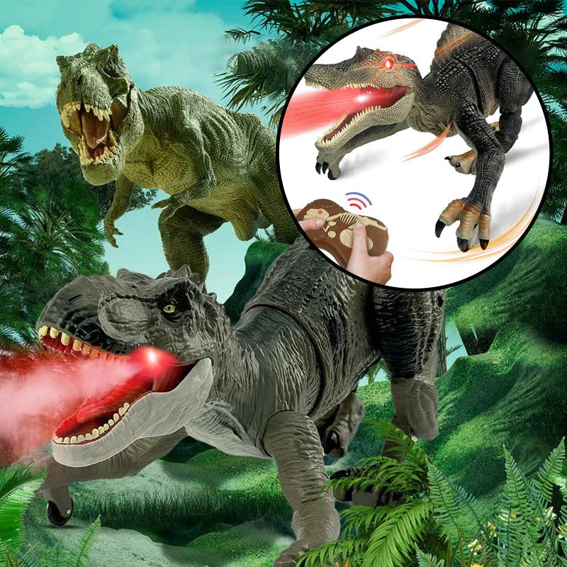 Op Afstand Bestuurbare Dinosaurus Met Nevelsproeifunctie