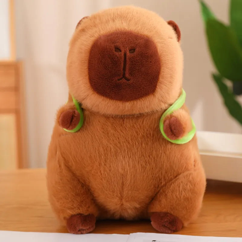 Zachte Capibara met Praktische Schildpadrugzak
