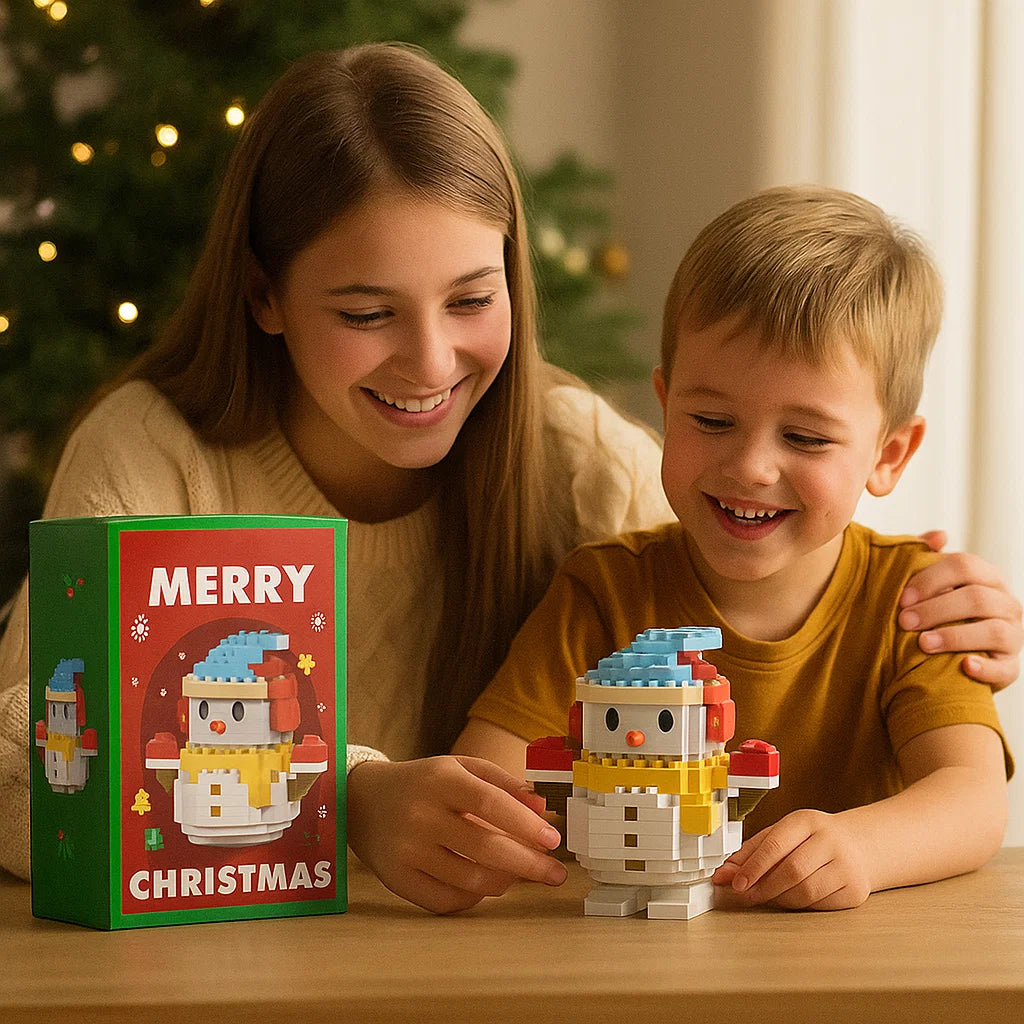 Creatieve Kerstfiguren van Bouwstenen – Plezier voor het Hele Gezin