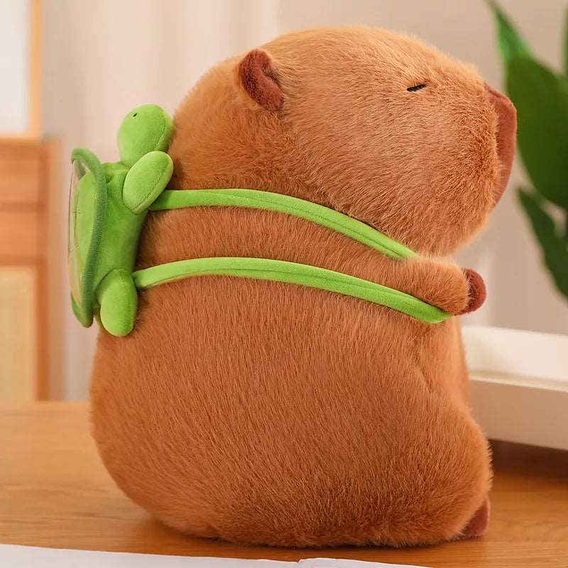 Zachte Capibara met Praktische Schildpadrugzak