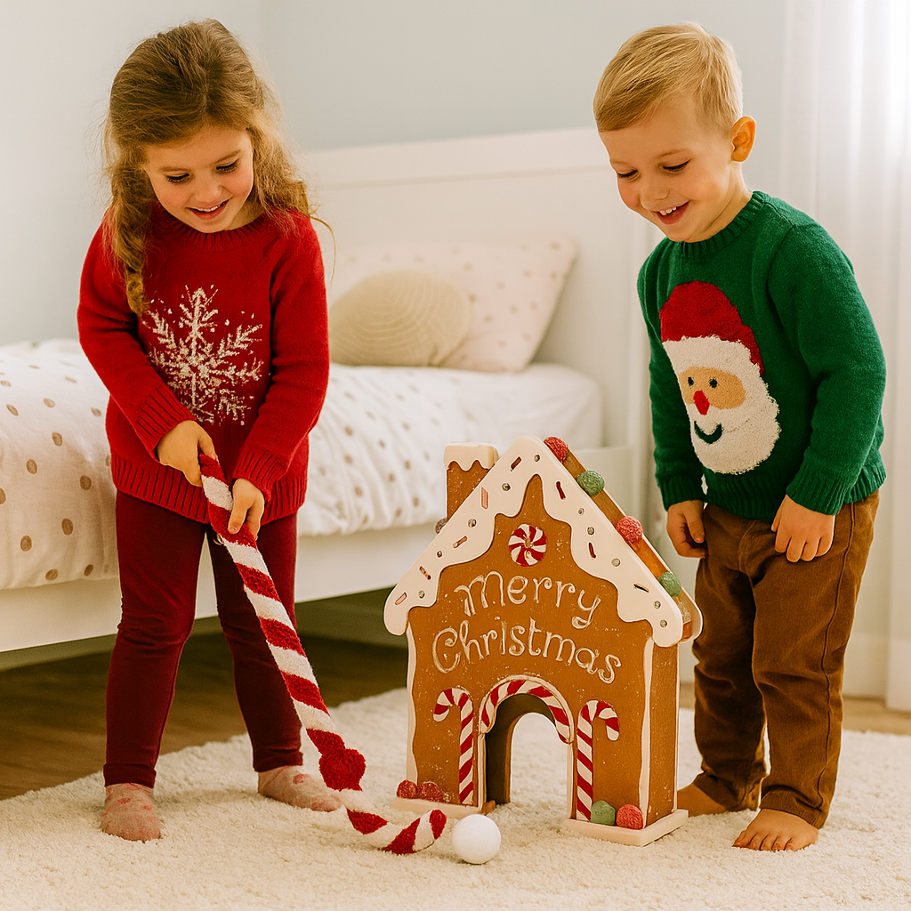 Peperkoek kerst golf speelgoed