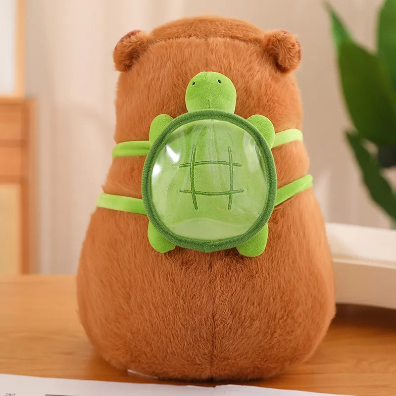 Zachte Capibara met Praktische Schildpadrugzak