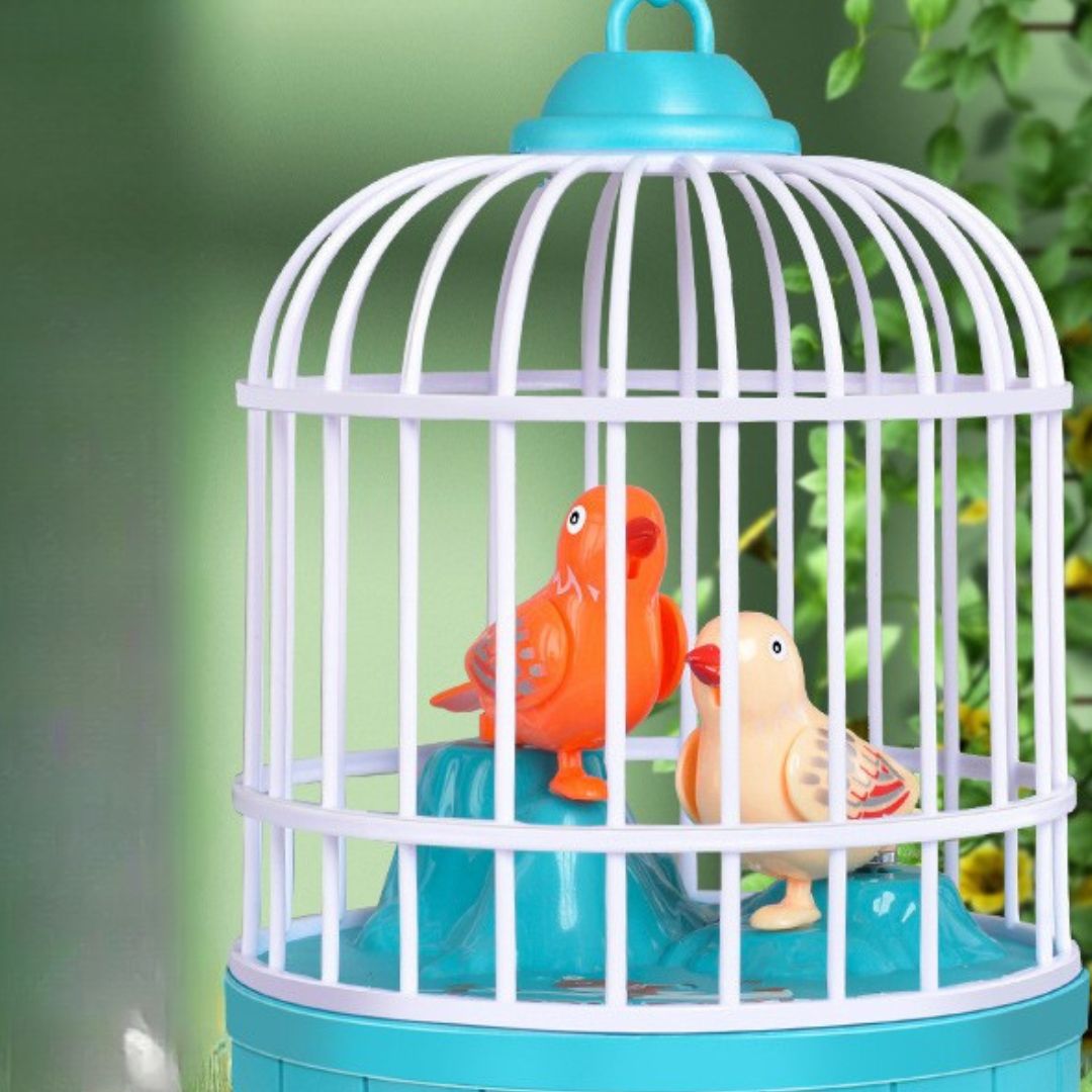 Pratende Vogels in een Kooi Kinderspeelgoed