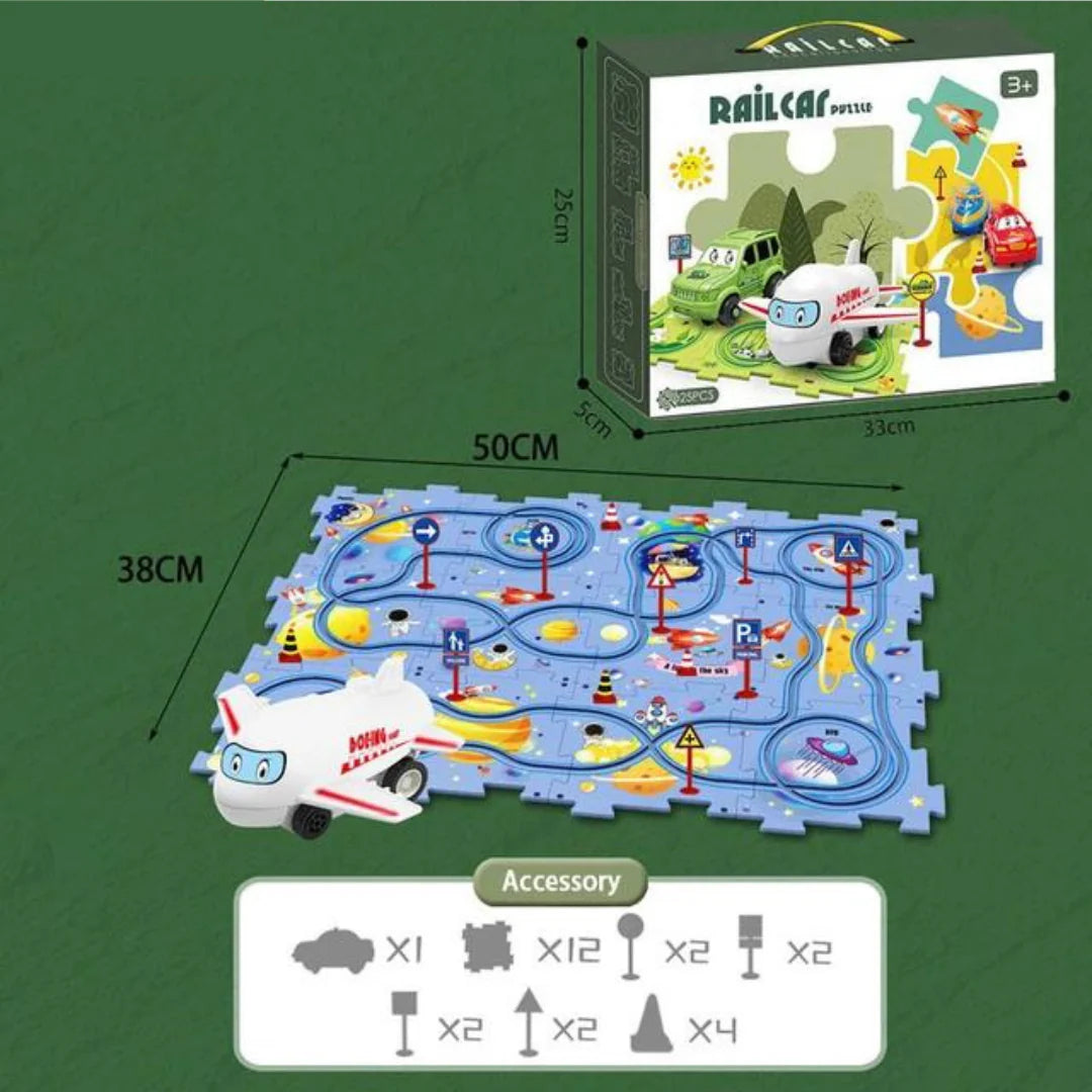 Puzzelbanen – race met blokken