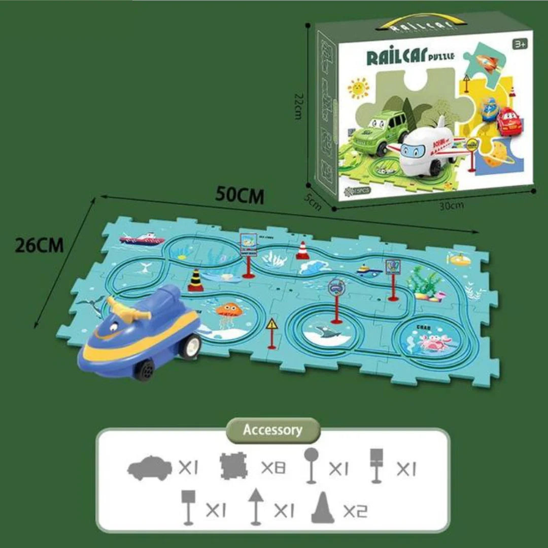 Puzzelbanen – race met blokken