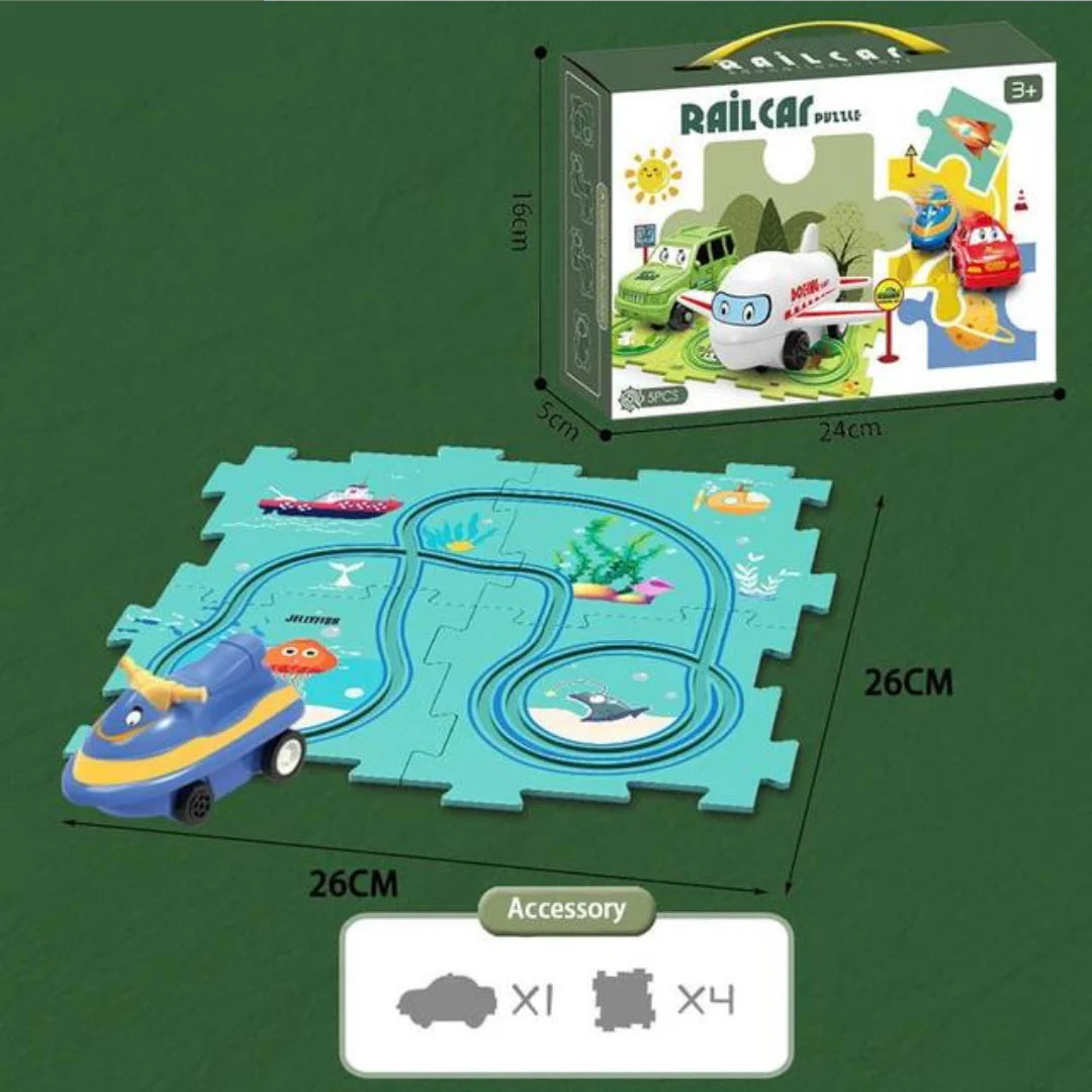 Puzzelbanen – race met blokken