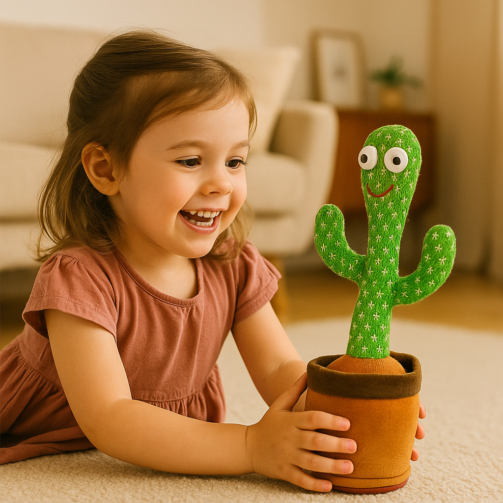 Pratende cactus – interactief speelgoed voor kinderen
