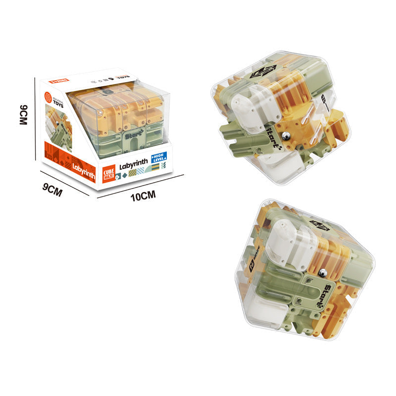 3D doolhof puzzel kubus