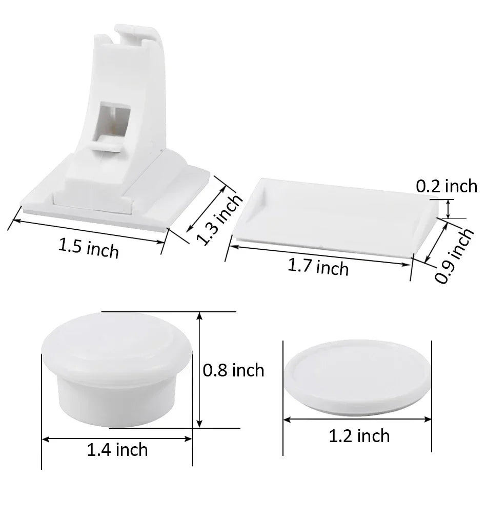 Magnetisch kinderslot voor kasten en deuren – Set
