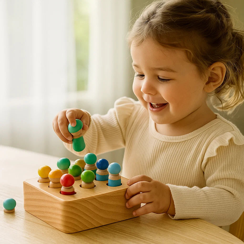 Ontdek Kleuren - Montessori Sorteerspel