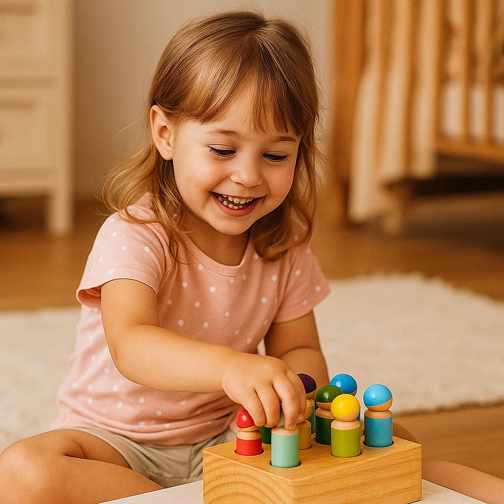 Ontdek Kleuren - Montessori Sorteerspel