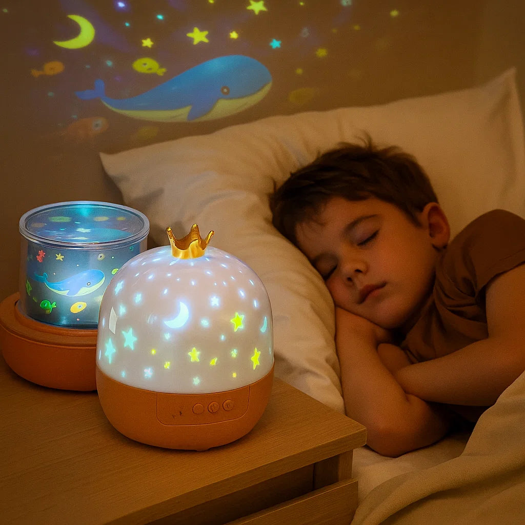 2-in-1 kinder nachtlamp en projector