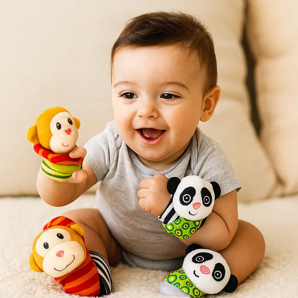 Zintuiglijke Baby Pluche Sokken En Armband