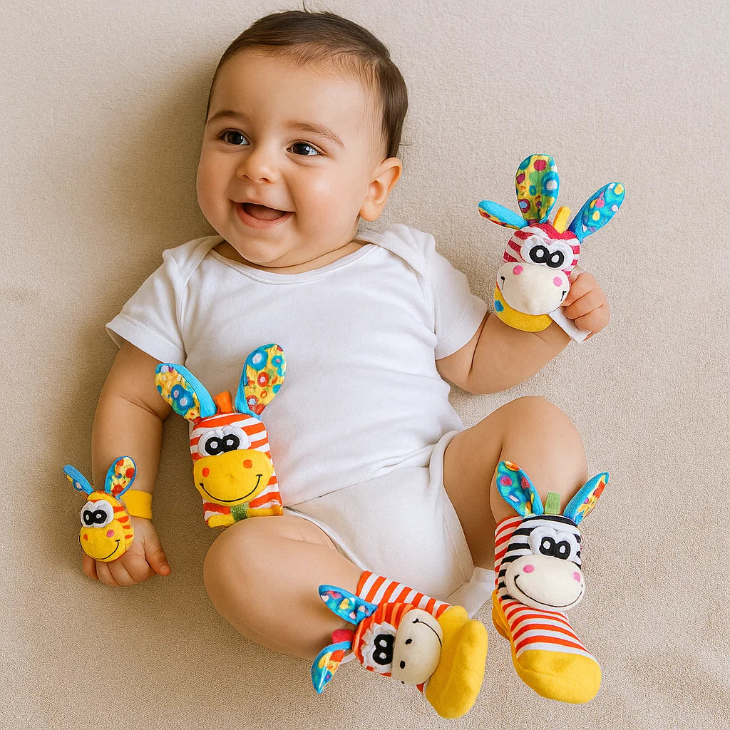 Zintuiglijke Baby Pluche Sokken En Armband