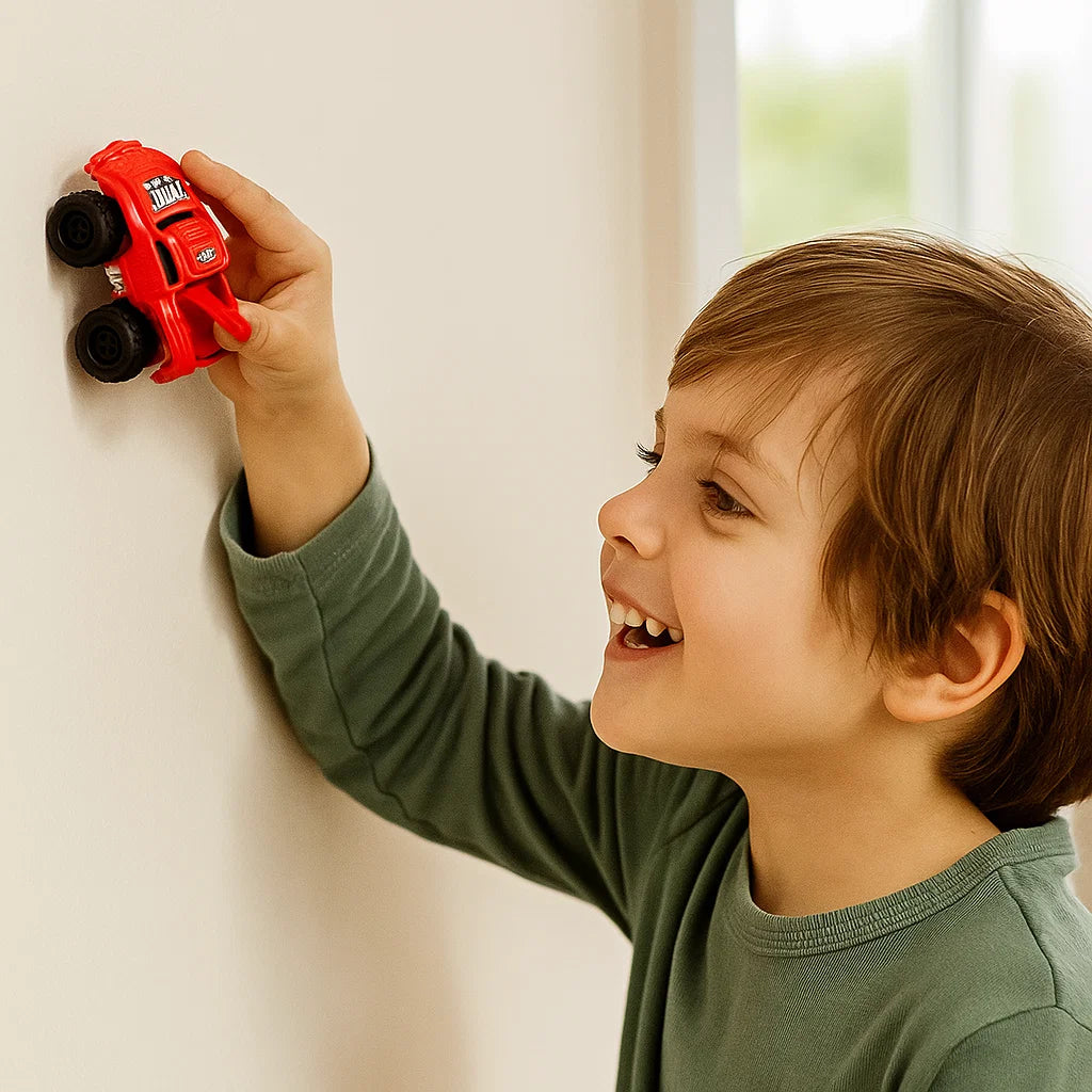 Magnetische Wandklimauto's