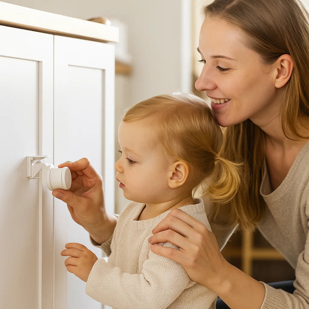 Magnetisch kinderslot voor kasten en deuren – Set