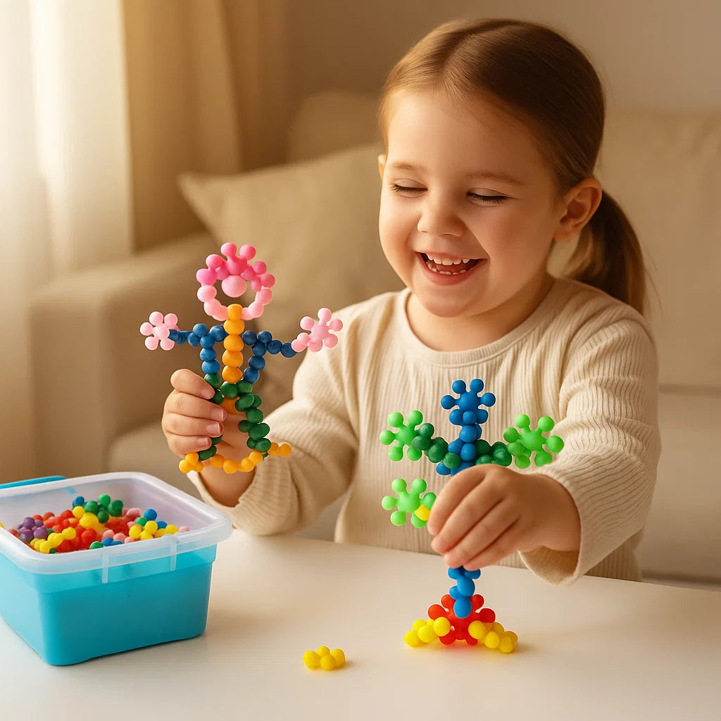Creatieve Montessori Sneeuwvlok Bouwstenen