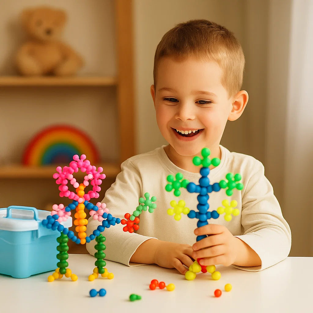 Creatieve Montessori Sneeuwvlok Bouwstenen