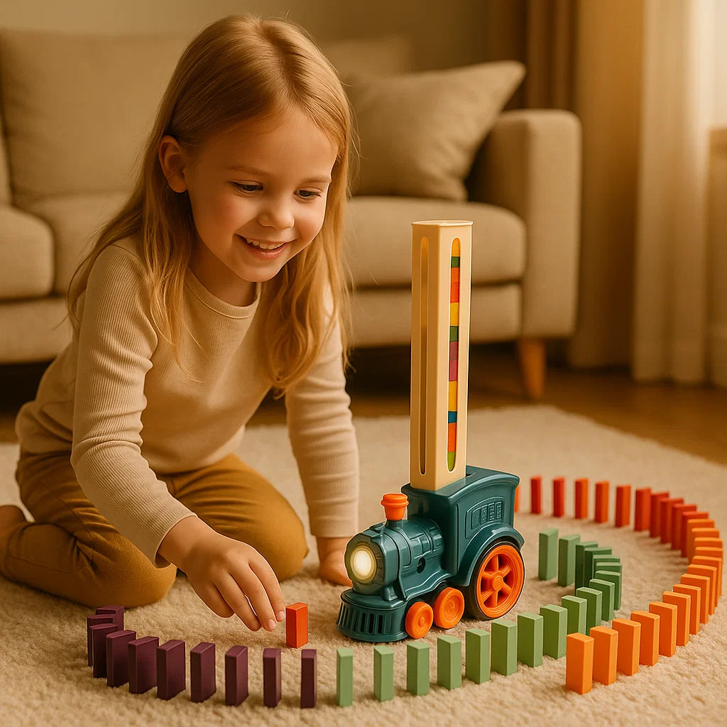 Dominotrein speelgoed voor kinderen