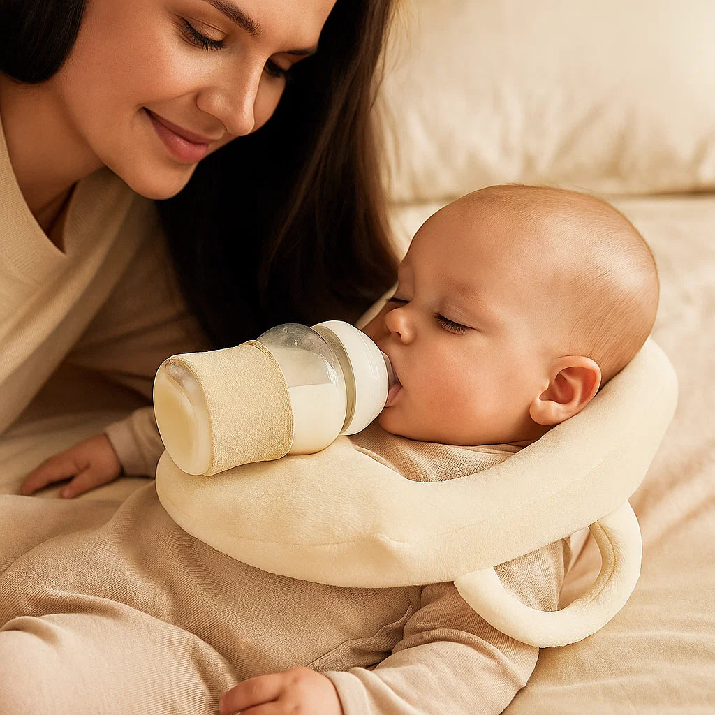 Handsfree voedingskussen voor baby’s