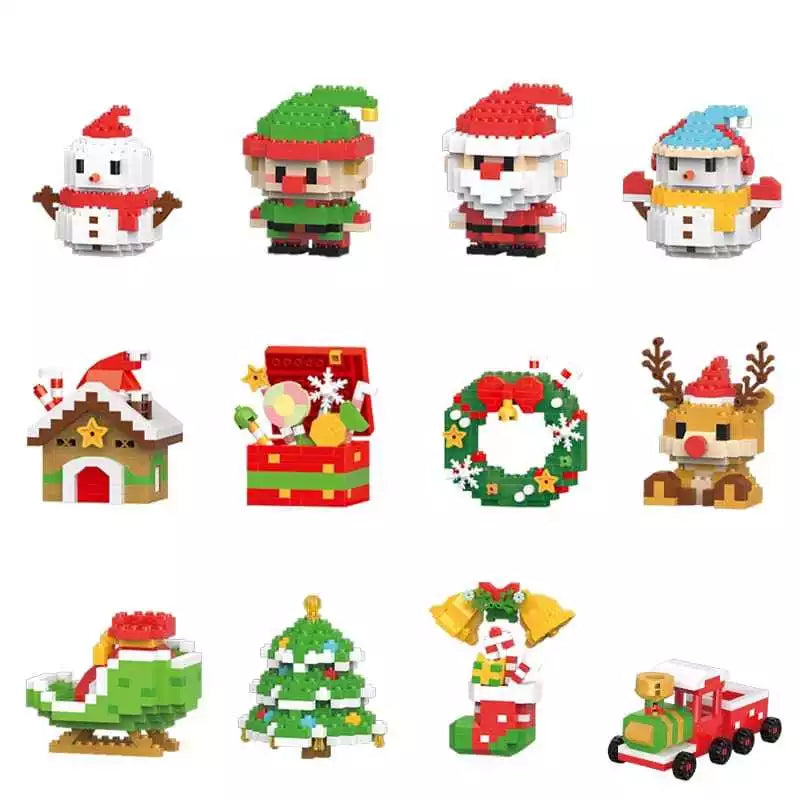 Creatieve Kerstfiguren van Bouwstenen – Plezier voor het Hele Gezin