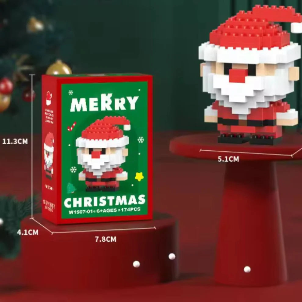 Creatieve Kerstfiguren van Bouwstenen – Plezier voor het Hele Gezin