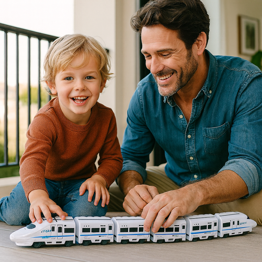 Slimme kettingtrein voor kinderen
