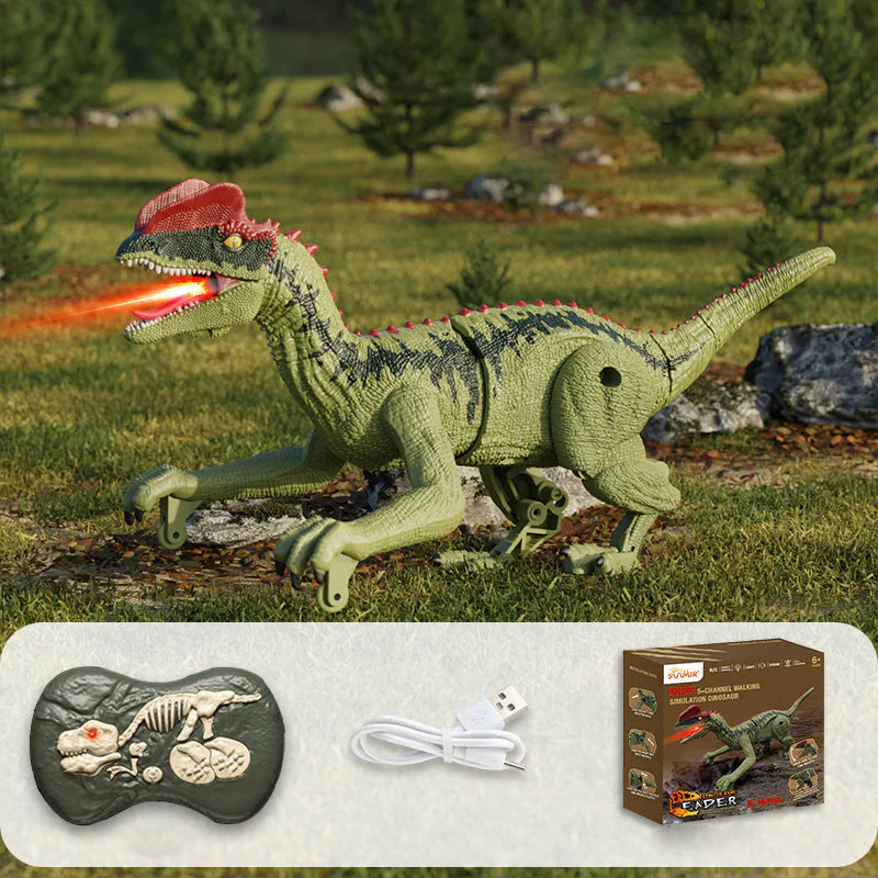 Op Afstand Bestuurbare Dinosaurus Met Nevelsproeifunctie