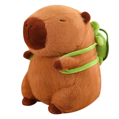 Zachte Capibara met Praktische Schildpadrugzak