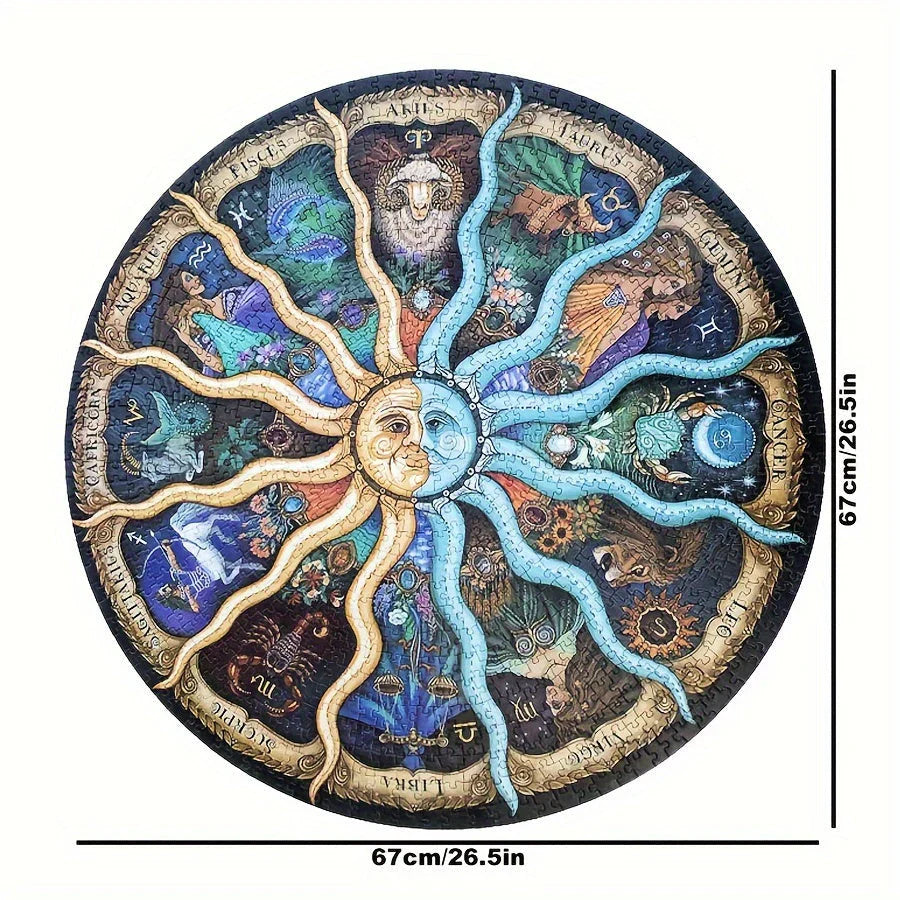 1000-delige Ronde Astrologie Puzzel