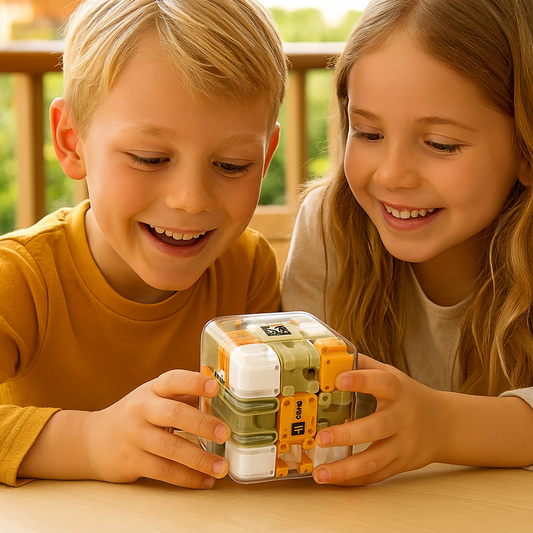 3D doolhof puzzel kubus