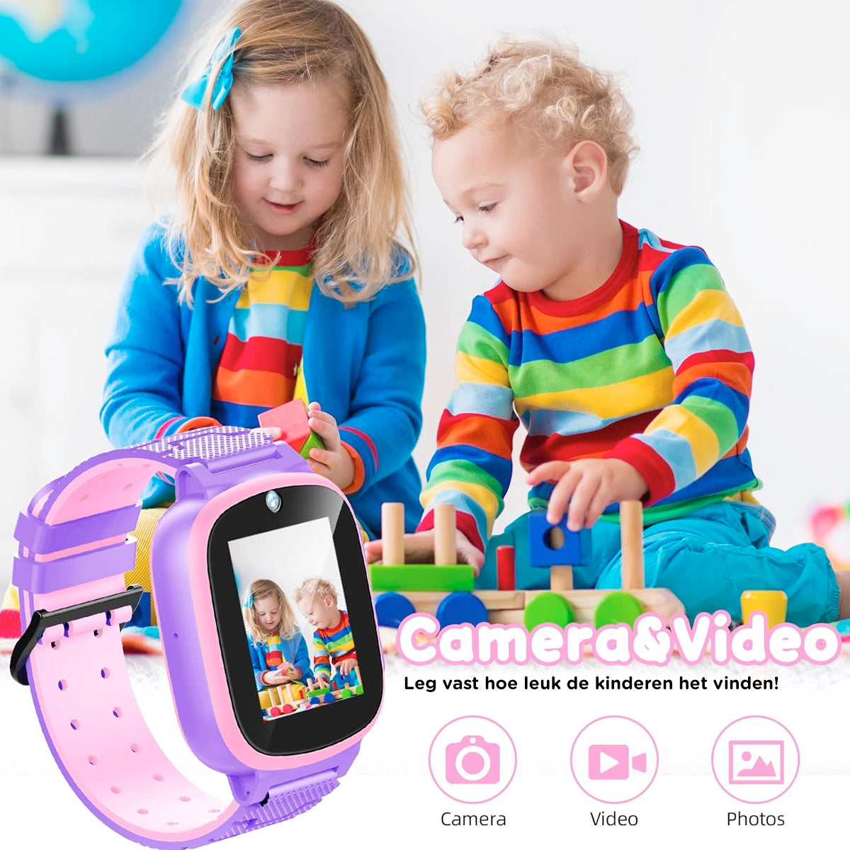 Kinder Smartwatch Met GPS-tracking