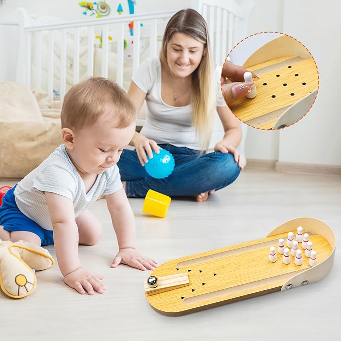 Mini Bowling - Houten Bowlingbaan Voor Thuis