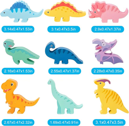 Montessori Dinosaurus Stapelspel