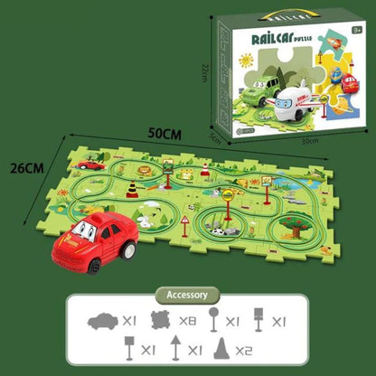 Puzzelbanen – race met blokken