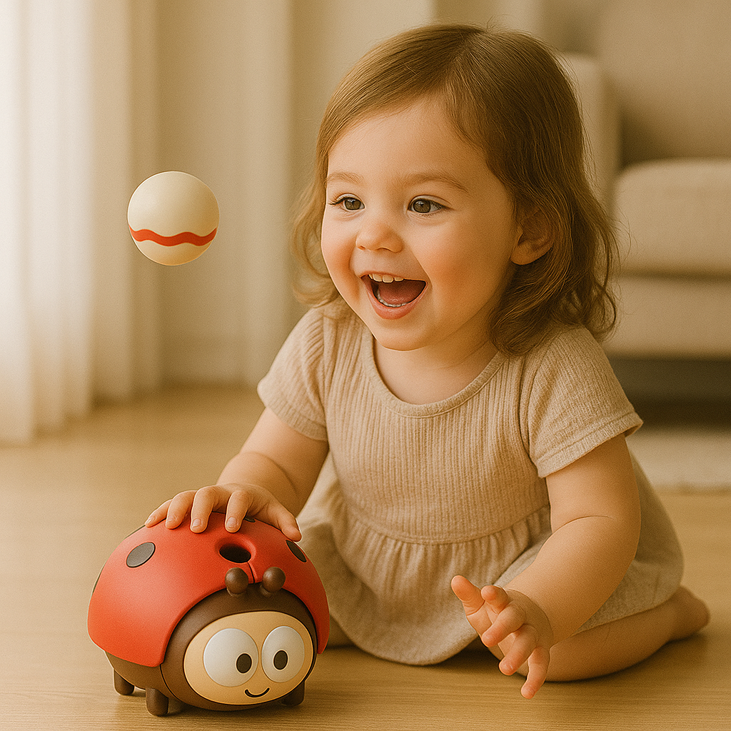 Lieveheersbeestje ballonspeelgoed voor baby’s