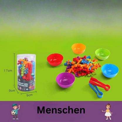 Montessori Kleurrijk Sorteerspel