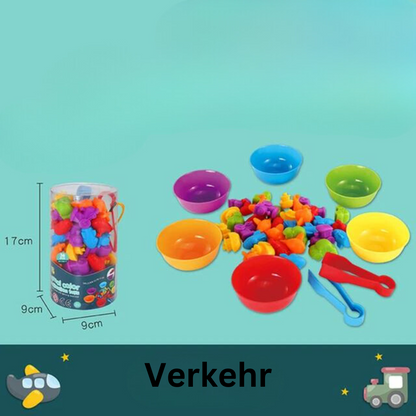 Montessori Kleurrijk Sorteerspel