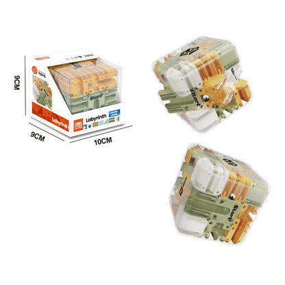 3D doolhof puzzel kubus