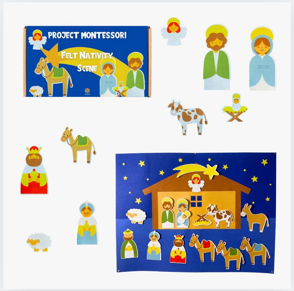 Kerststal van Vilt
