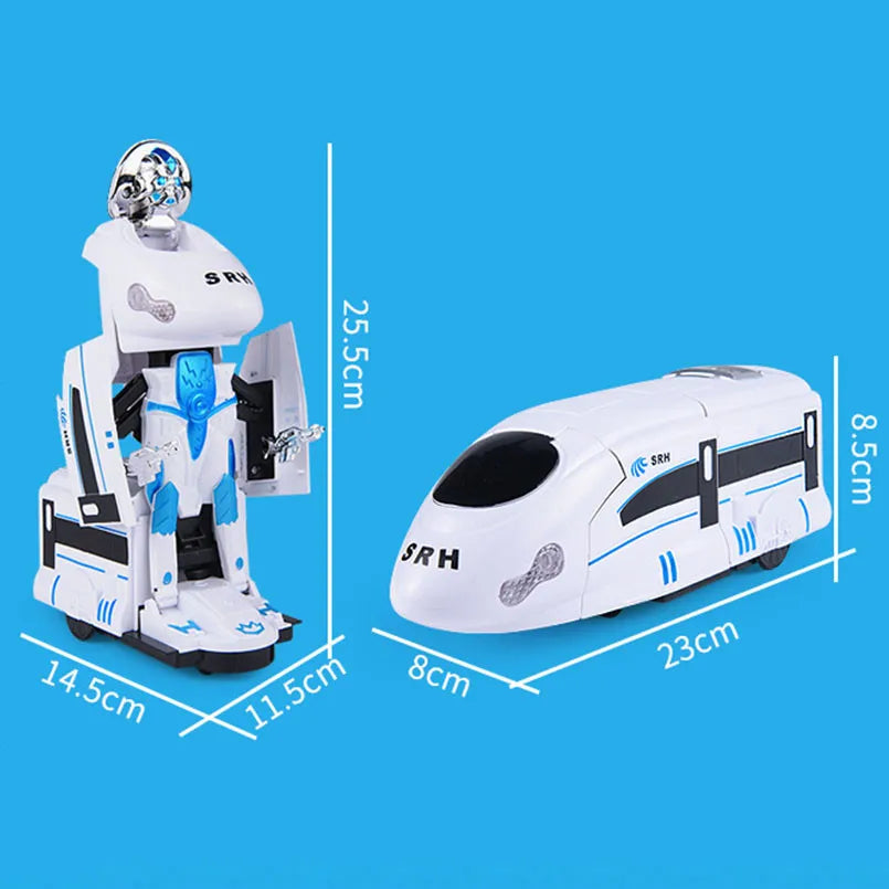 Transformerende robot trein speelgoed