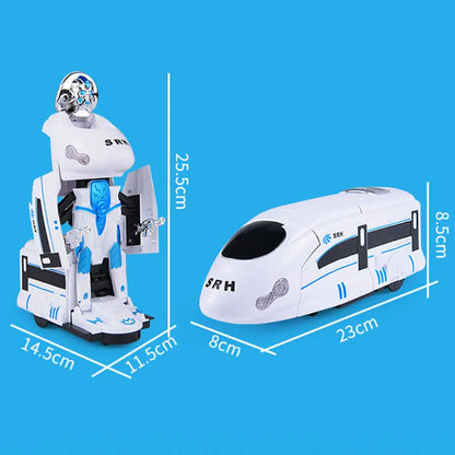Transformerende robot trein speelgoed