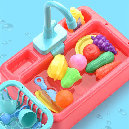 Afwasbakje Speelgoed met Stromend Water
