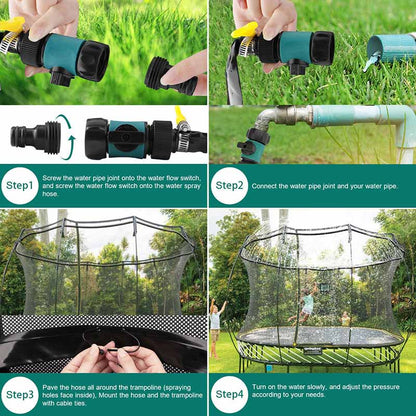 Verfrissend Trampolineplezier - Watersproeiers