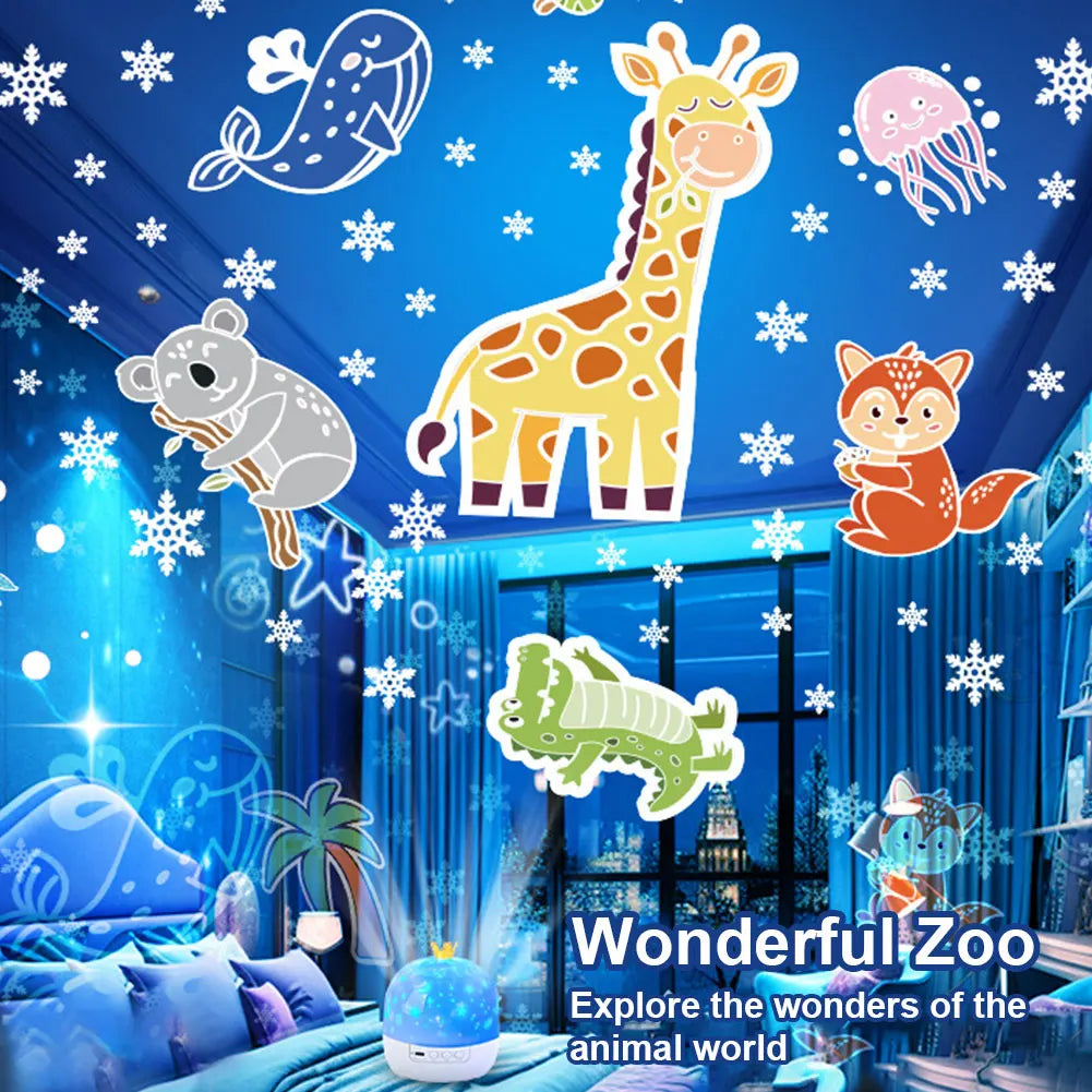 2-in-1 kinder nachtlamp en projector