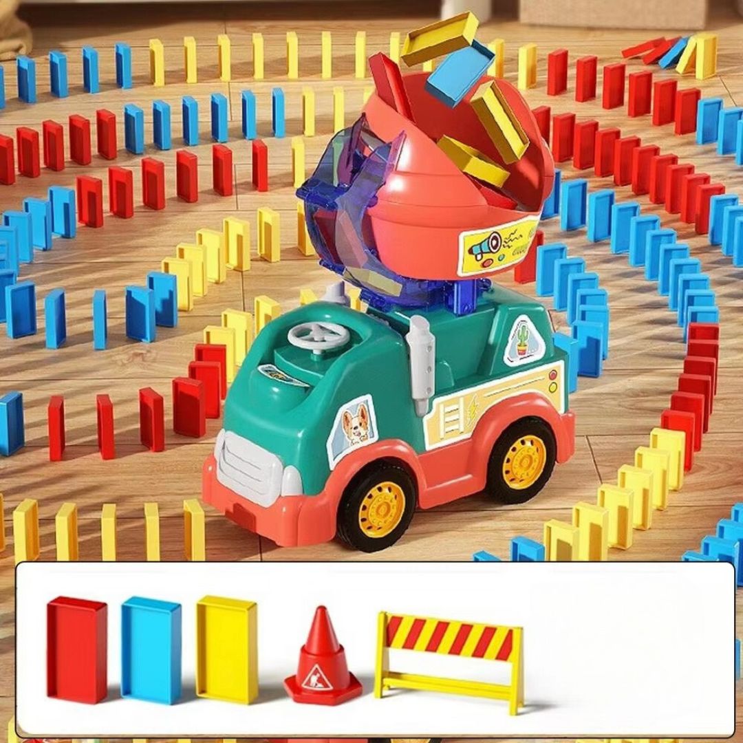 Domino Vrachtwagenmountessori Domino Vrachtwagen